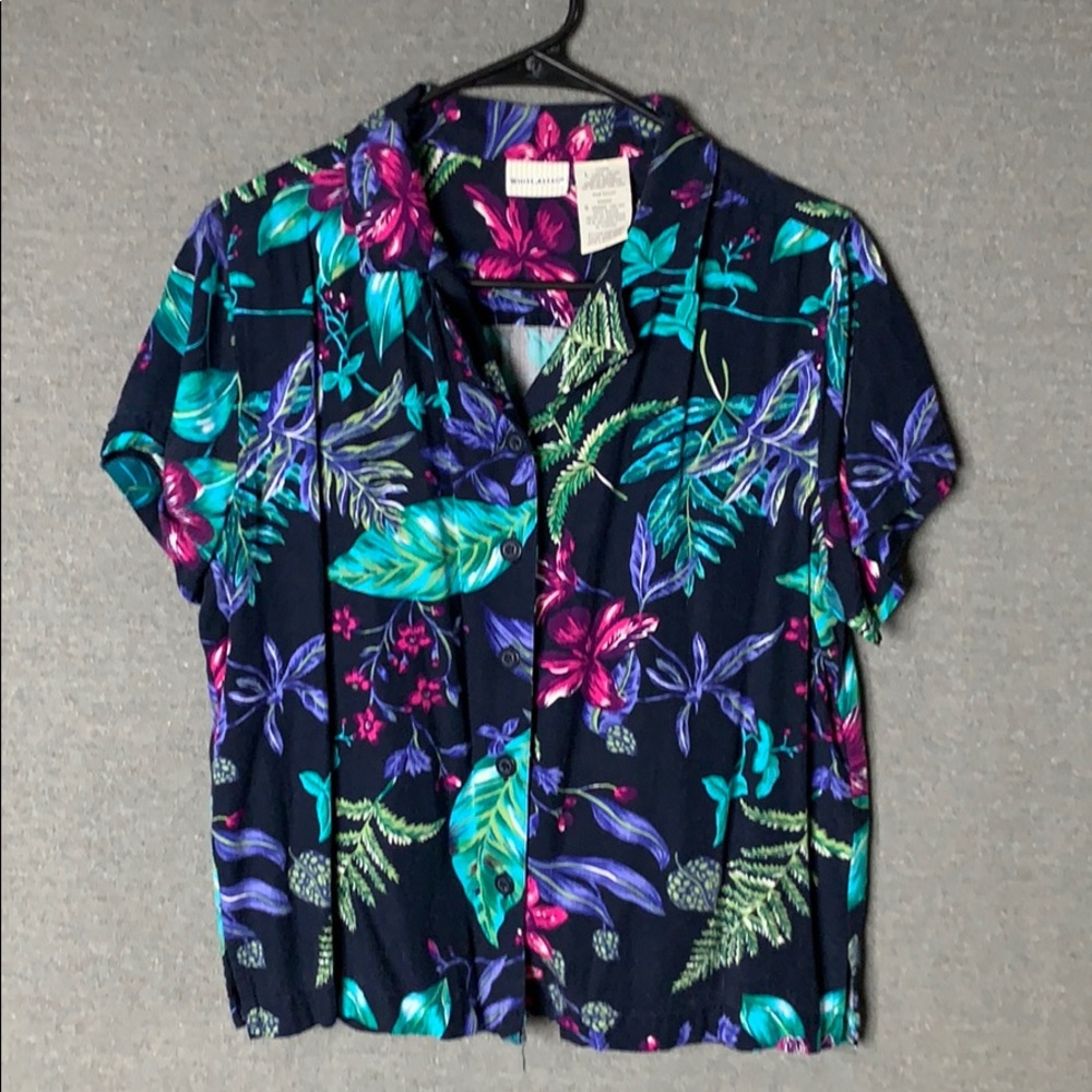 Gem-tone Hawaiian shirt